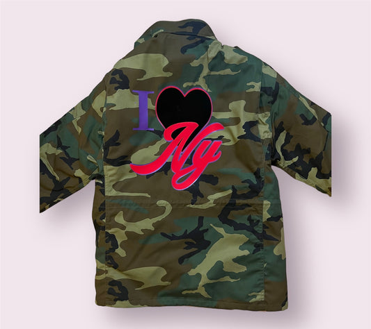 Love NY Military Jacket