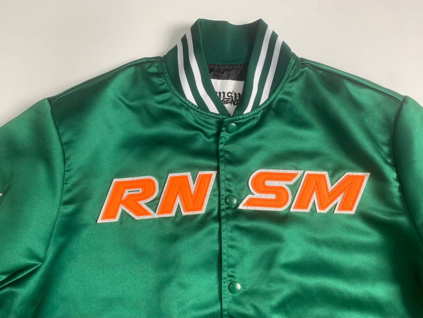 RNSM Legends Green Satin Bomber